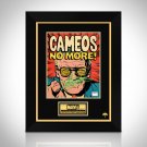 Stan Lee- 'No More Cameos' Hand-Signed Caricature Art Print by Stan Lee Custom Frame