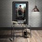 Harry Potter-Hand-Signed Deathly Hallows Part 2 Poster By Cast Member Custom Frame