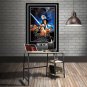 Star Wars - Hand-Signed Return Of The Jedi Poster By Cast Members Custom Frame