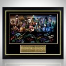 Horror Legends Hand-Signed Poster by 20 Cast Members Including Steven Spielberg Custom Frame
