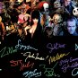 Horror Legends Hand-Signed Poster by 20 Cast Members Including Steven Spielberg Custom Frame