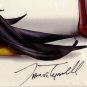 Dc Divas- Hand-Signed Artwork Print By Artist Jamie Tyndall Custom Frame