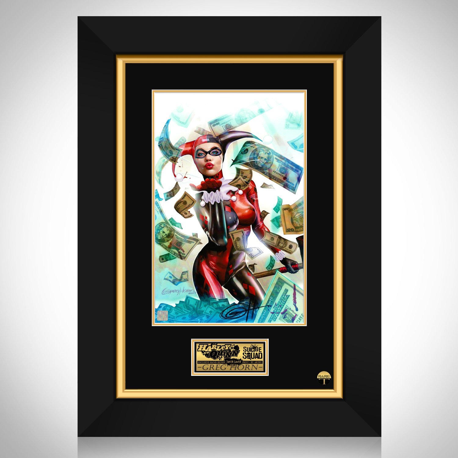 Harley Quinn 'Classic Harley Blowing A Kiss' HandSigned Artwork Print