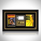 Uma Thurman- Psa/Dna Certified Slabbed Index Card Hand-Signed By Uma Thurman Custom Frame