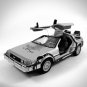 Back To The Future II - Hand-Signed Dmc Delorean by Michael J Fox Custom Museum Display.