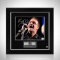 U2 - 'Bono Singing' Hand-Signed Photo By Paul David Hewson (Bono) Custom Frame