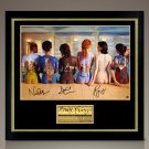 Pink Floyd Hand-Signed Back Poster By Roger Waters, David Gilmore & Nick Mason Custom Frame