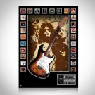 Guns N 'Roses- Beckett Certified Hand-Signed Sunburst Fender Squier Guitar By Slash  Custom Frame