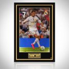 Cristiano Ronaldo-  Running with Ball Hand-Signed Real Madrid Poster Custom Frame