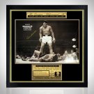 Muhammad Ali vs Sonny Liston Hand-Signed Poster Custom Frame