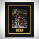 Psa/Dna Witnessed Certified Hand-Signed Los Angeles Lakers Mini Poster By Magic Johnson Custom Frame