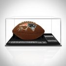 Tom Brady- Hand Signed New England Patriots Mini Football Custom Display