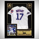 Kris Bryant 'Chicago Cubs' Hand-Signed World Series Jersey By Kris Bryant Custom Frame