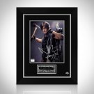 Walking Dead- Daryl Dixon Holding  Tomahawk Hand-Signed Photo By Norman Reedus Custom Frame