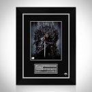 Game Of Thrones- Hand-Signed Ned Stark On Throne Photo By Sean Bean Custom Frame