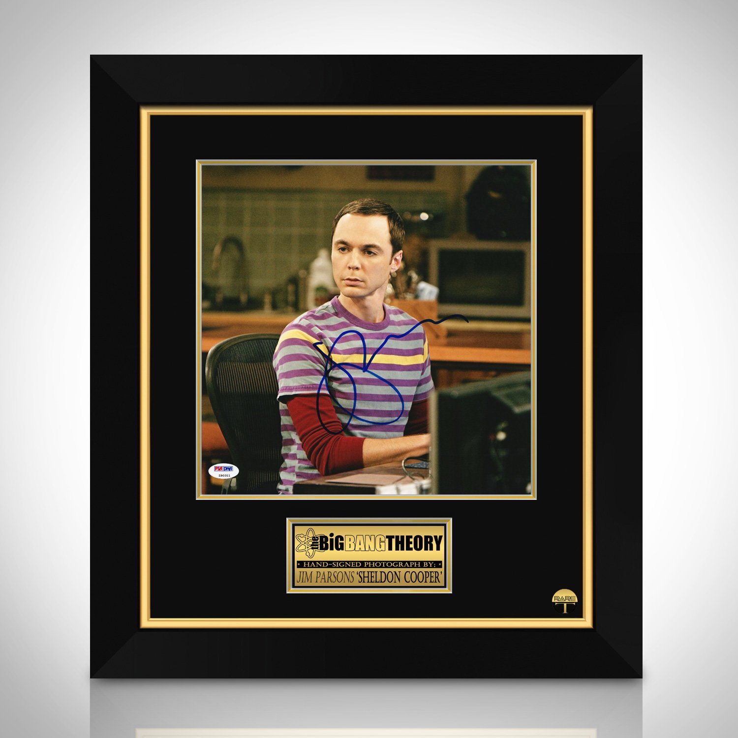 Big Bang Theory- Psa/Dna Certified Hand-Signed Photo By Jim Parsons Custom Frame