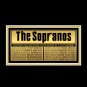 The Sopranos- Cast Hand-Signed Television Release Poster Custom Frame