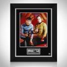 Star Trek- Psa/Dna Witness Certified Hand-Signed Mini Poster By William Shatner Custom Frame