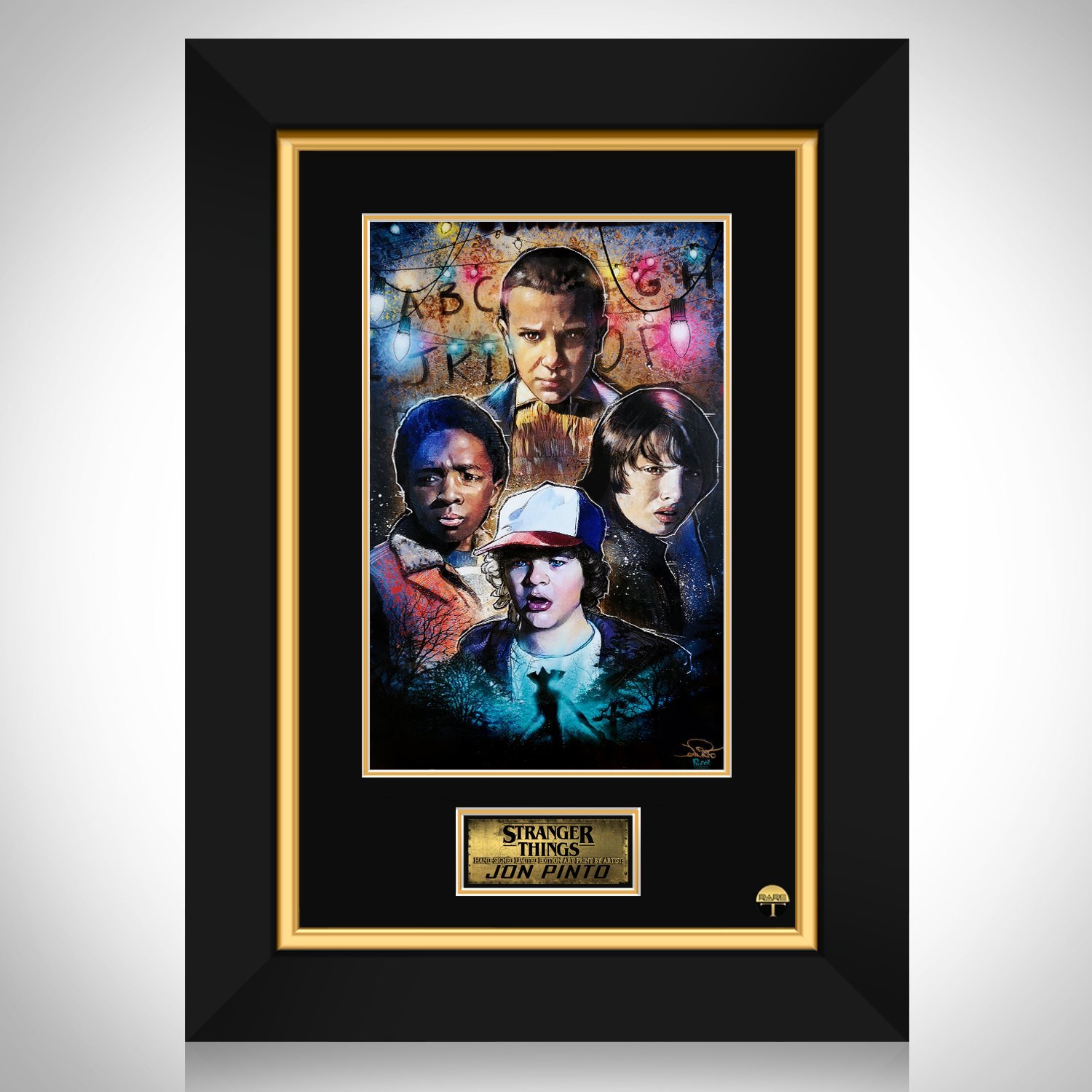 Stranger Things- Hand-Signed Artwork Print By Artist Jon Pinto Custom Frame