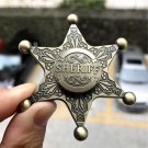 Sheriff Star Badge Spinner