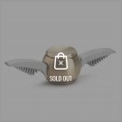 Harry Potter Golden Snitch Silver Wings Spinner