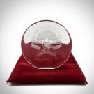 Pittsburg Penguins- 41st NHL 1990 All Star Game Etched Glass Paperweight