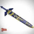 Legend of Zelda Ocarina Of Time - Master Sword Handmade Blue & Yellow Dagger