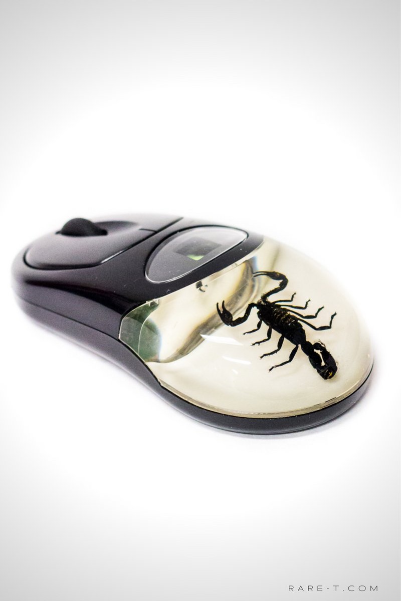 Authentic 'Black Scorpion' Wireless Computer Mouse