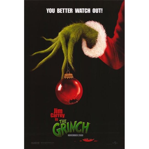 Pop Culture Graphics Dr. Seuss How The Grinch Stole Christmas Movie Poster Print;11x17inch.