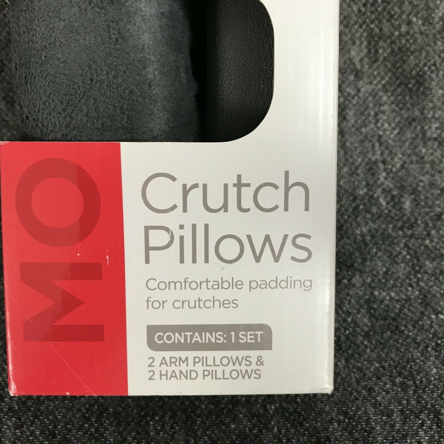 Brand New in box Equate Crutch Pillows 2 ARM & 2 HAND PILLOWS Underarm