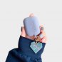 CUSTOM BLUE AIRPODS PRO CASE WITH HEART KEY RINGS
