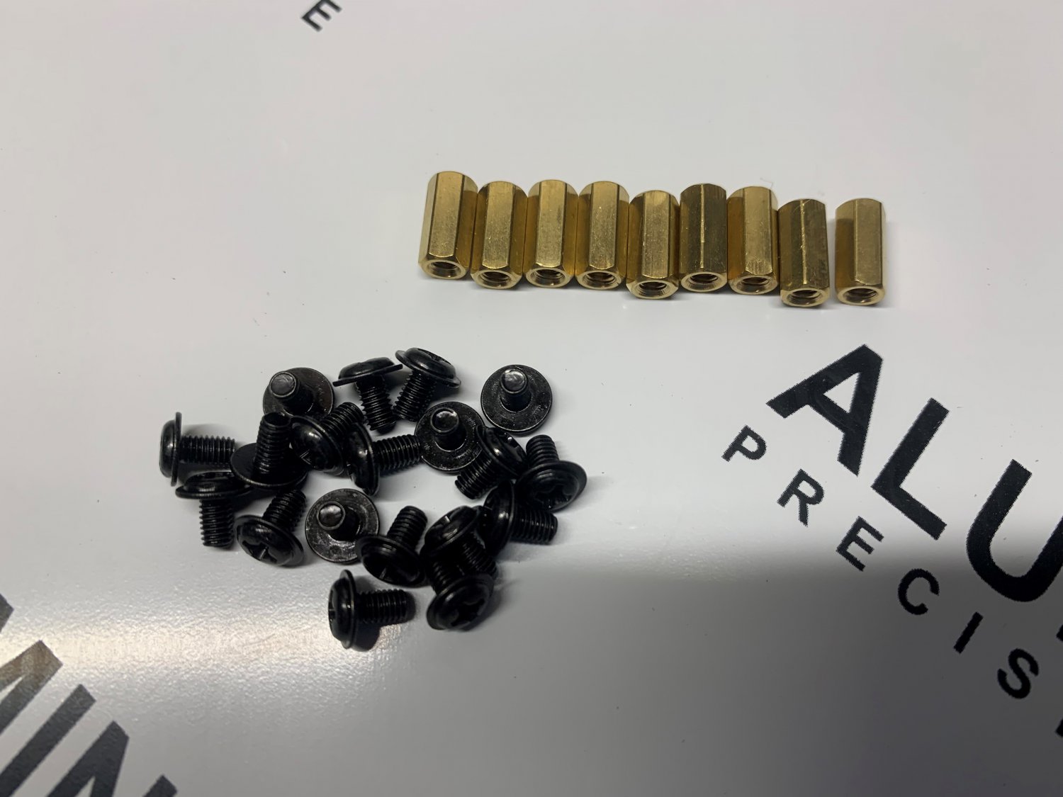 ATX Aluminum Plate Motherboard Tray w/ standoffs 12"x12"0.063" covered