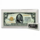 1 BCW Deluxe Currency Slab - Large Bill - Banknote Storage Holder Rigid