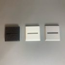 Pack of 100 Square 25mm Slot Wargaming Plastic Bases Warhammer Wargames