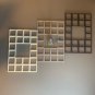 Pack of Movement trays for Warhammer Wargames, converts from 20mm to 25mm Bases