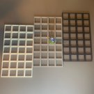 Pack of Movement trays for Warhammer Wargames, converts from 20mm to 25mm Bases