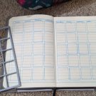 Calendar Grid for Planners and Journals 5x7 Stencil Tracing Template