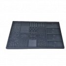 Dry Brush Texture palette for miniature painting with Paint Wells for mixing