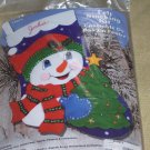 Snowman And Tree Stocking