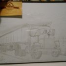 Original Pencil Hand Drawing Kenworth Trailer Truck in a Frame by Local Artist Matt Wenzel Original Pencil Hand Drawing Kenworth Trailer Truck in a Frame by Local Artist Matt Wenzel
