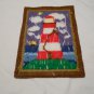 Plastic Canvas Hand Crafted Light House Scene (PL) red and white light house