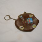 Leather Coin Purse with Amish Buggy and other Accents
