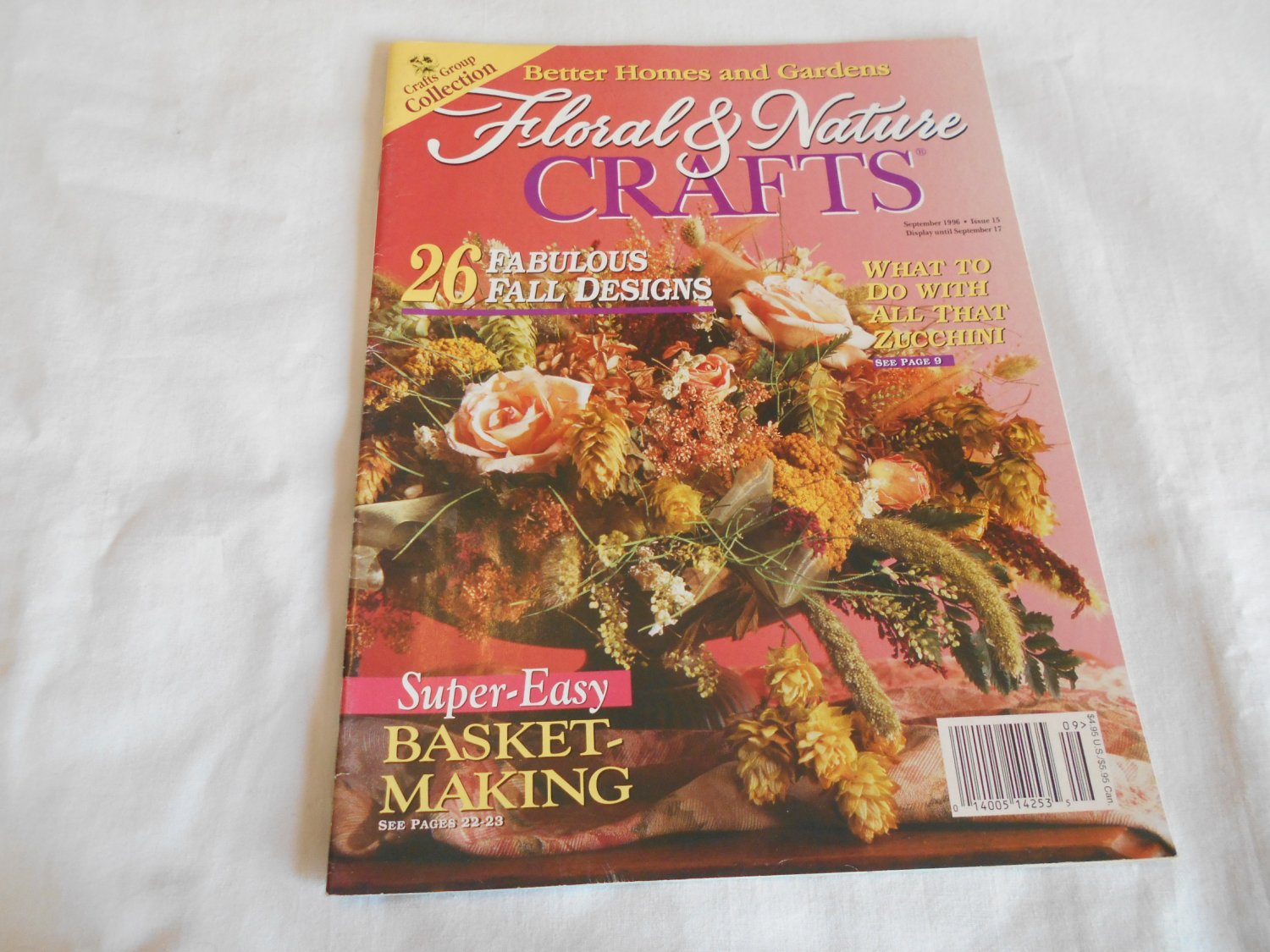 Better Homes and Gardens Floral & Nature Crafts September 1996 Issue 15