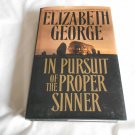 In Pursuit of the Proper Sinner by Elizabeth George (1999) (R71a2) Inspector Lynley #10 Bantam HC