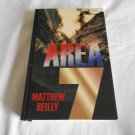 Area 7 by Matthew Reilly (2001) (L21a2) Shane Schofield #2, Thorndike Press LP HC