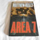Area 7 by Matthew Reilly (2001) (R32b2) Shane Schofield #2, Thomas Dunne Books HC