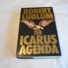 The Icarus Agenda by Robert Ludlum (1988) (R31b9) Grafton Books HC The Icarus Agenda by Robert Ludlum (1988) (R31b9) Grafton Books HC
