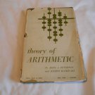 Theory of Arithmetic by John A. Peterson, Joseph Hashisaki (1965) (L33c1) John Wiley & Sons HC Theory of Arithmetic by John A. Peterson, Joseph Hashisaki (1965) (L33c1) John Wiley & Sons HC