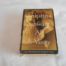 All is Vanity Audio by Christina Schwarz (2002) 7 Cassette Tapes Random House Unabridged