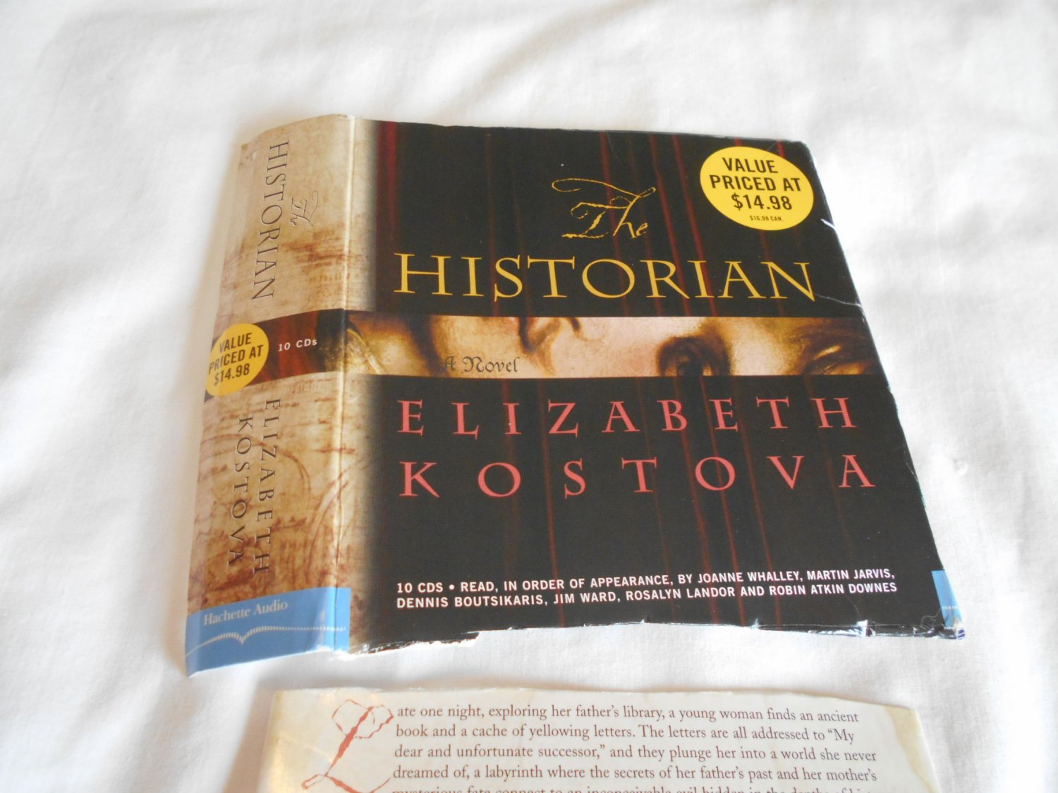 The Historian By Elizabeth Kostova 2005 10 CDs Time Warner   5e9727dd8aac1 485573b 